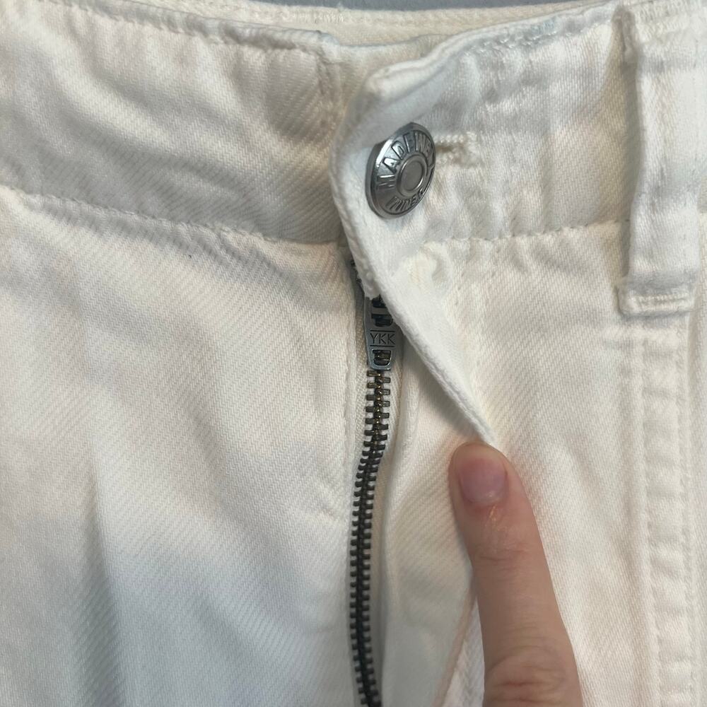 Madewell White Wide Sweep Trouser Airy Denim Jean NWT Size 25 NWT - Picture 5 of 10